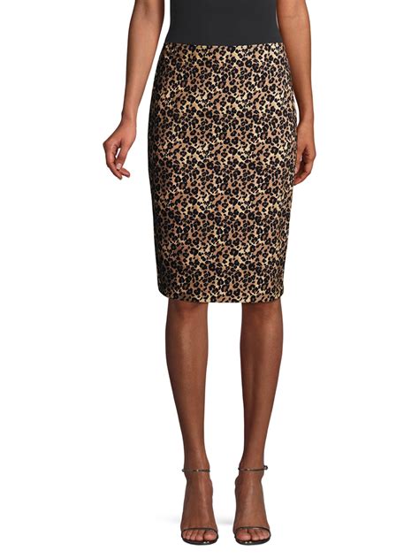 leopard print pencil skirt.